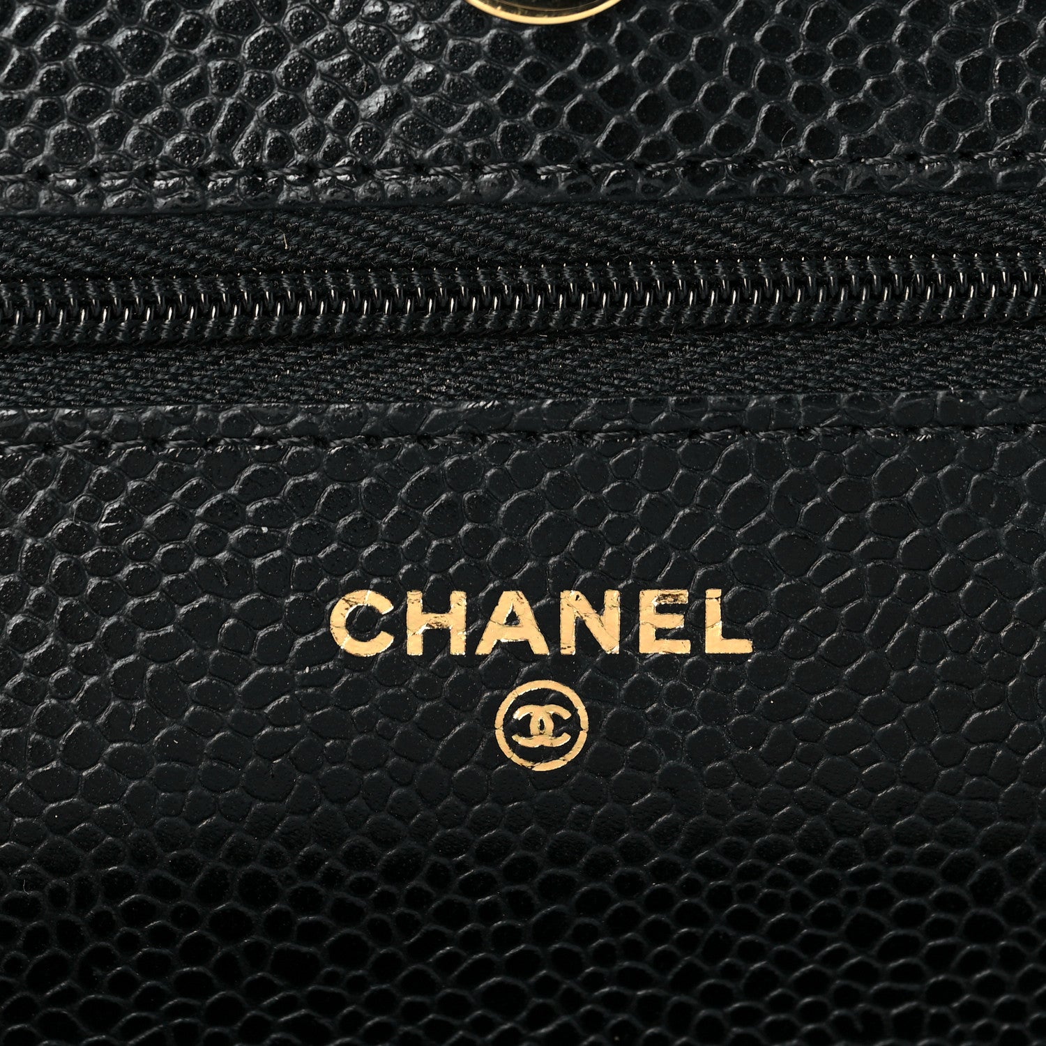Chanel Caviar Quilted Wallet On Chain WOC Black 6 of 11