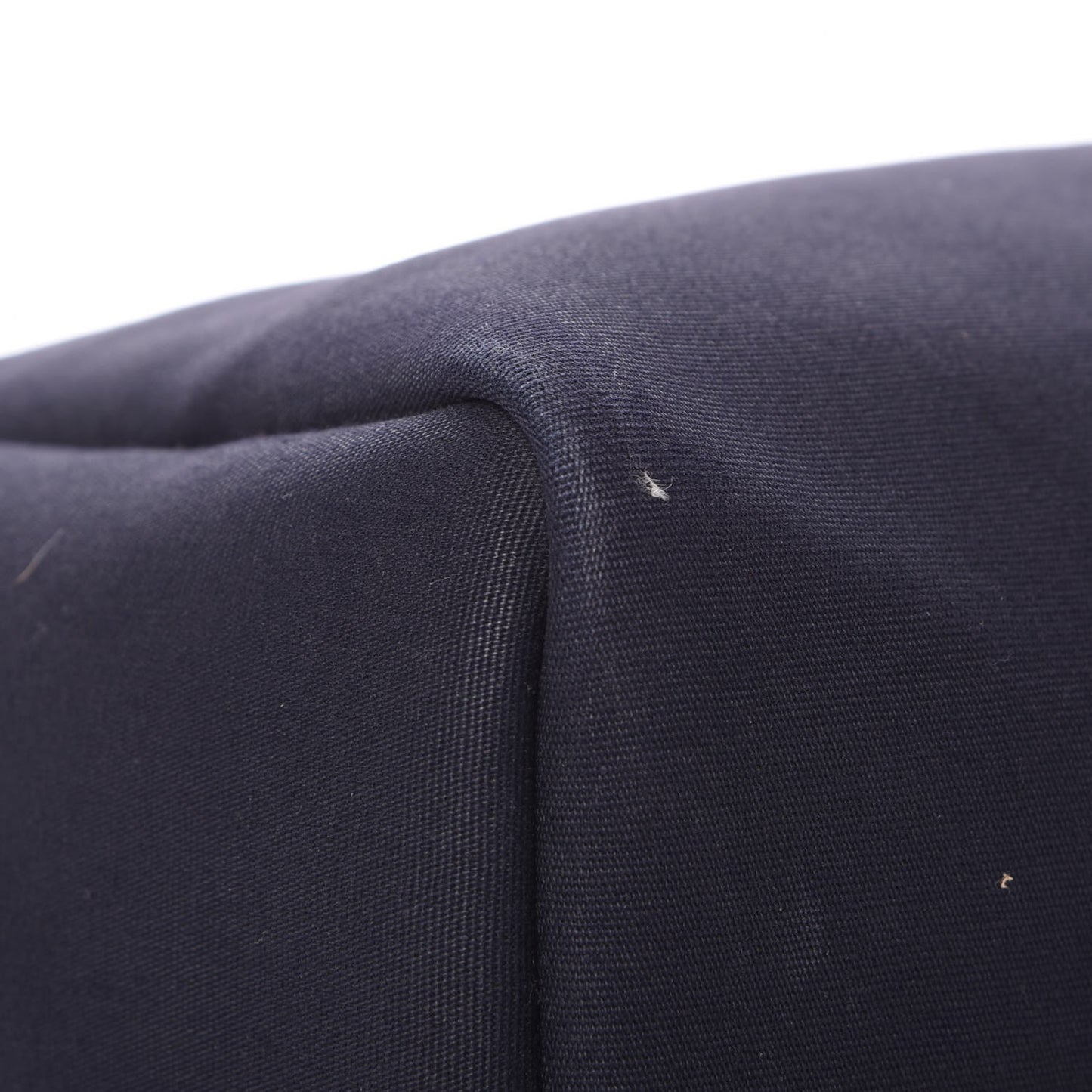 Toile Vache Calfskin Herbag PM 30 Navy Bleu Natural