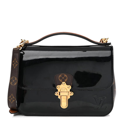 Louis Vuitton Patent Calfskin Monogram Cherrywood BB Black 1 of 8