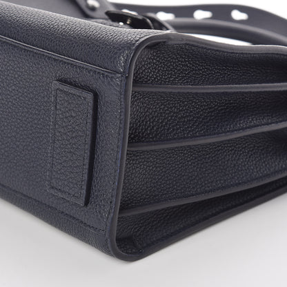 Saint Laurent Grained Calfskin Baby Supple Sac De Jour Navy 7 of 9