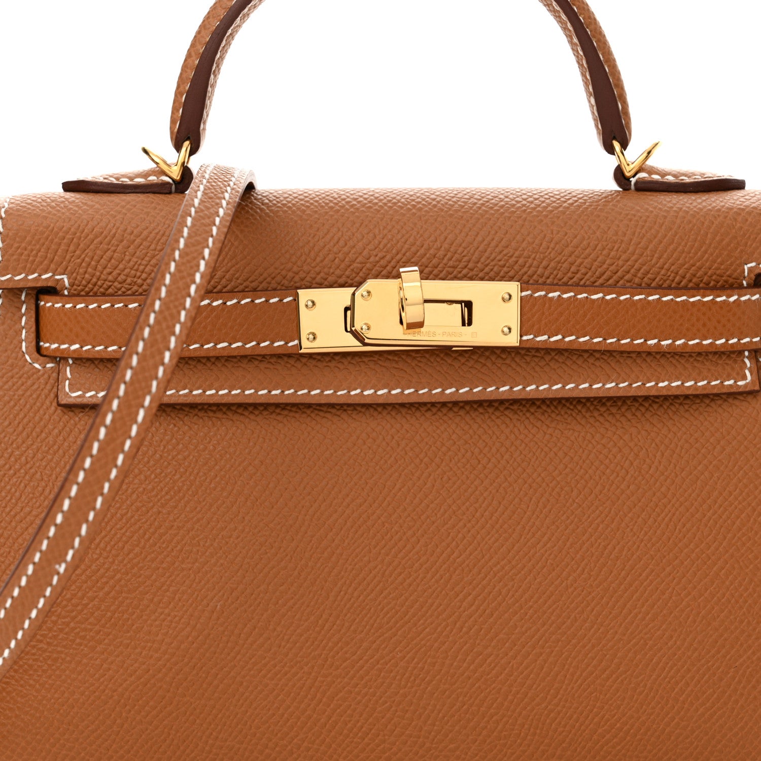 Hermes Epsom Mini Kelly Sellier 20 Gold 8 of 11