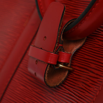 Louis Vuitton Epi Keepall 50 Castillan Red 13 of 20