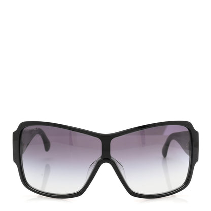Chanel Acetate Shield Sunglasses 5449-A Black 2 of 8