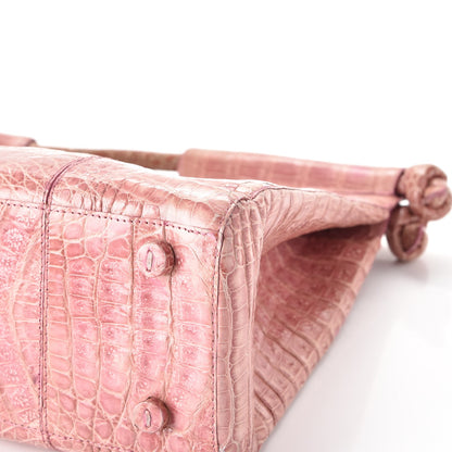 Nancy Gonzalez Crocodile Tote Pink 12 of 13