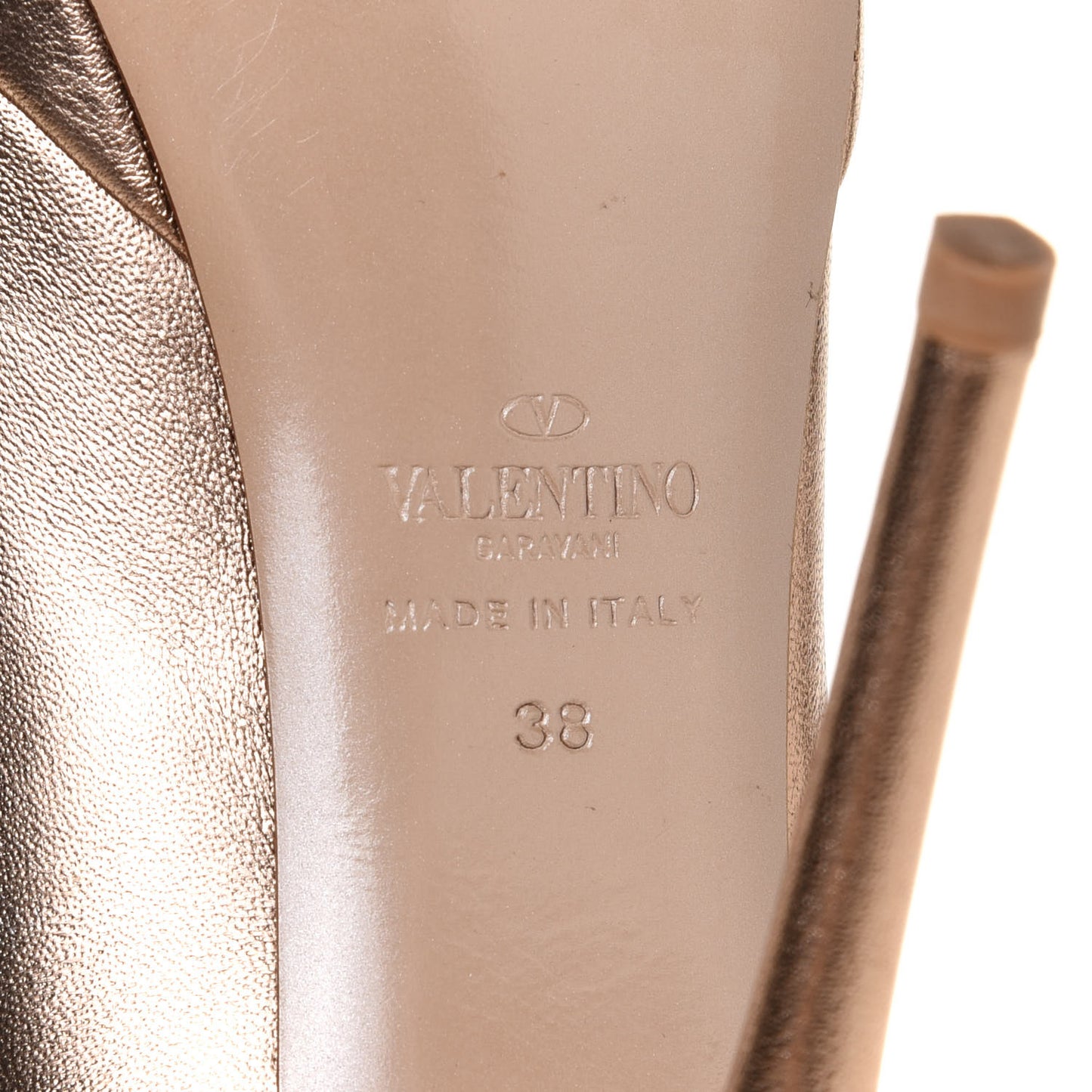 Metallic Nappa Couture Bow Peep Toe 25/120mm Platform Pumps 38 Light Bronze