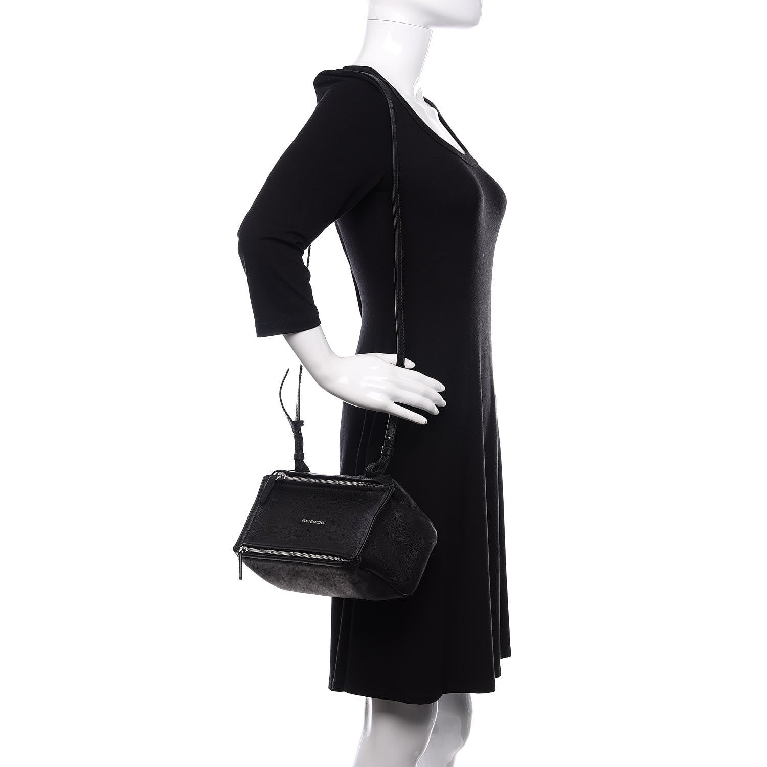 Givenchy Sugar Goatskin Mini Pandora Black 2 of 10