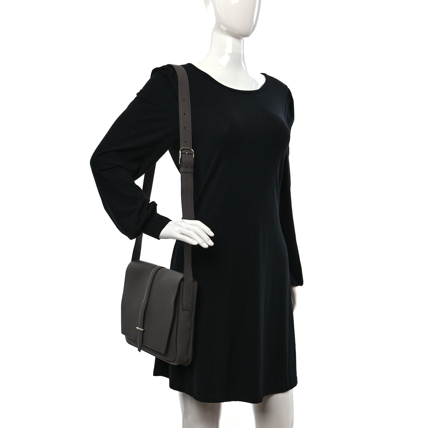 Hermes Togo Steve Light Messenger Etain 1 of 10