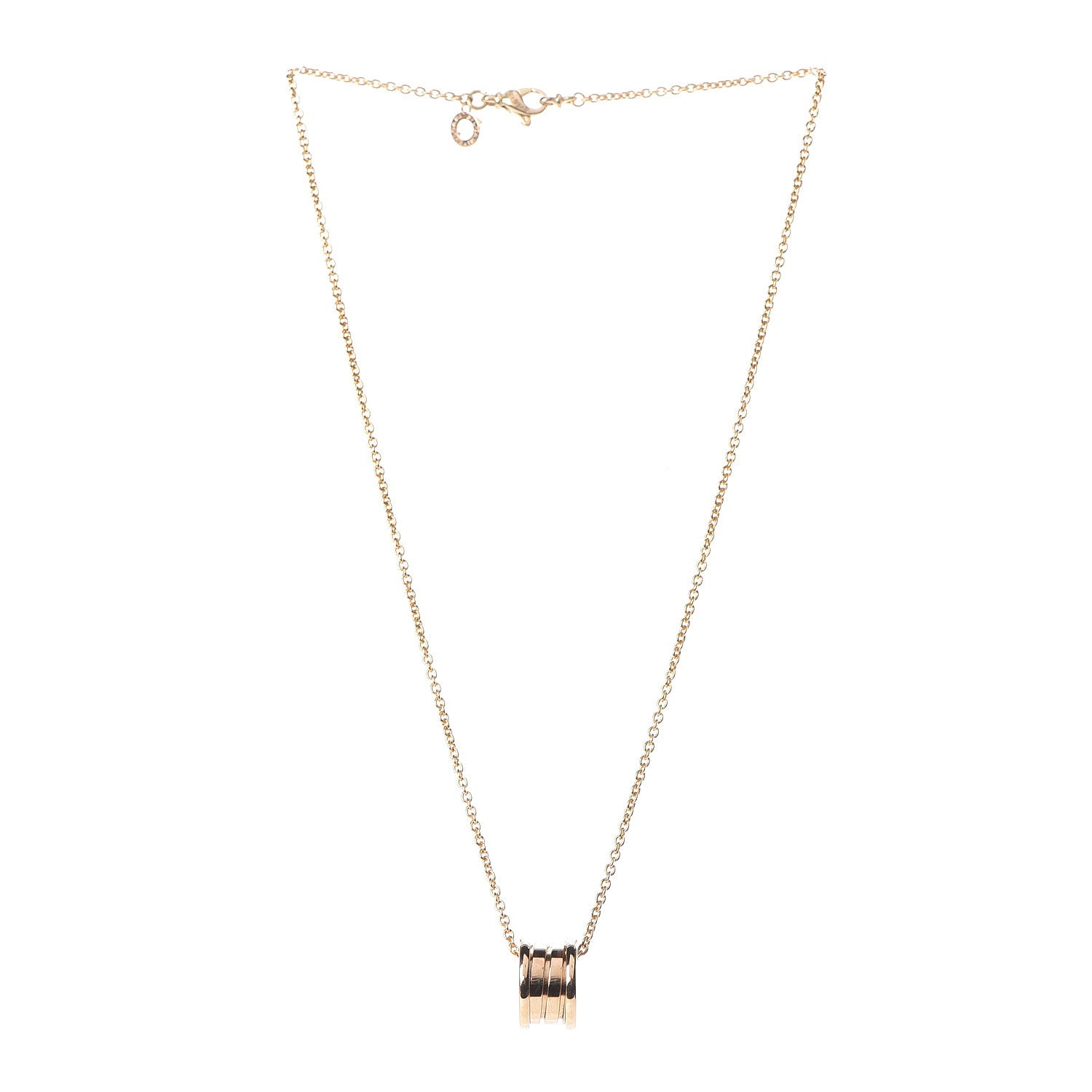 Bulgari 18K Yellow Gold B.Zero1 Pendant Necklace 3 of 6