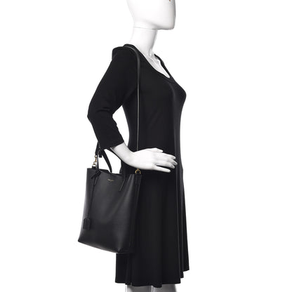 Saint Laurent Calfskin Toy Shopping Tote Black 3 of 15