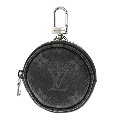 Louis Vuitton Monogram Eclipse Round Coin Purse 1 of 6