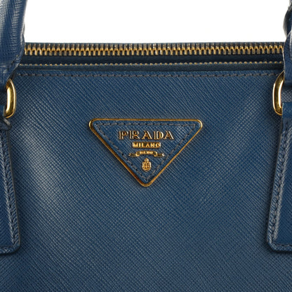 Prada Saffiano Medium Galleria Double Zip Tote Bleuette 10 of 26