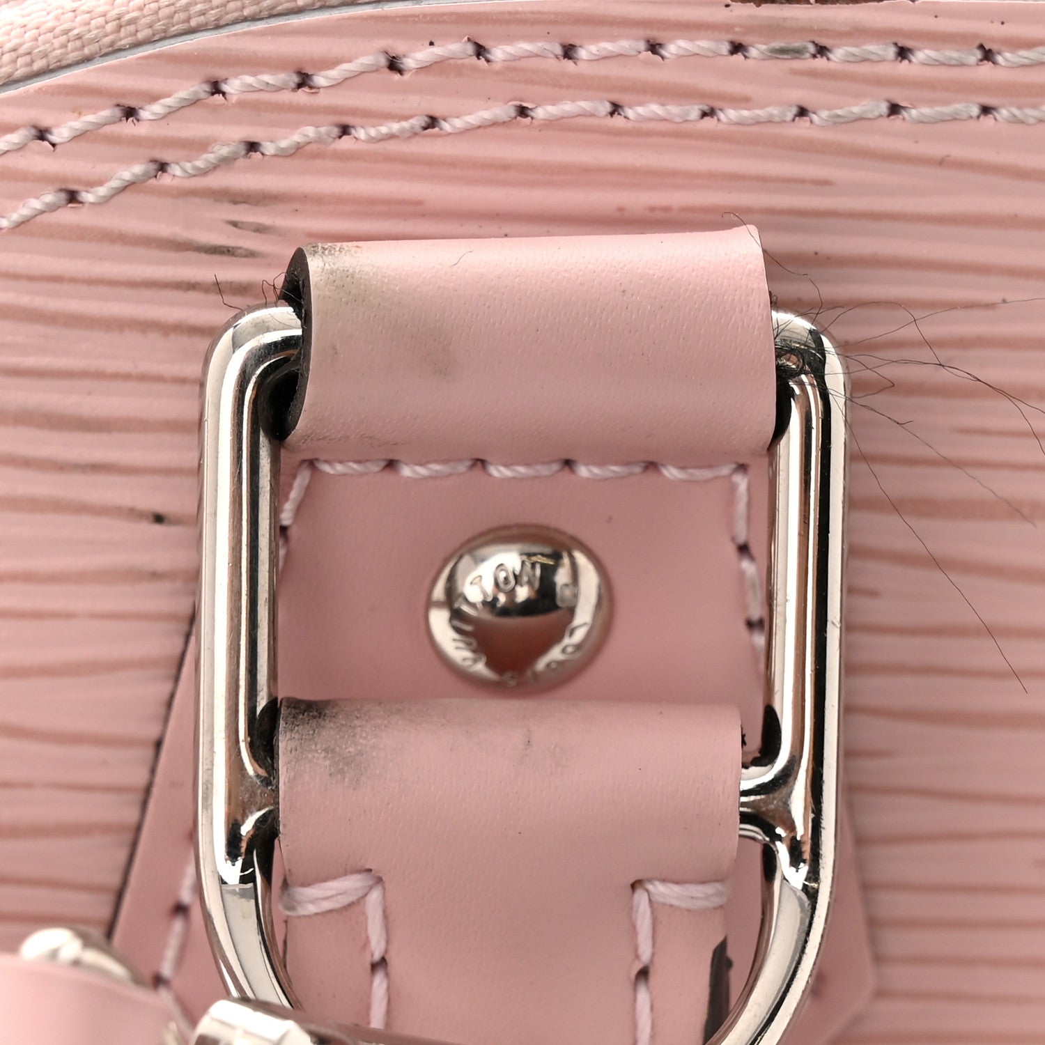 Louis Vuitton Epi Alma BB Rose Ballerine 11 of 16