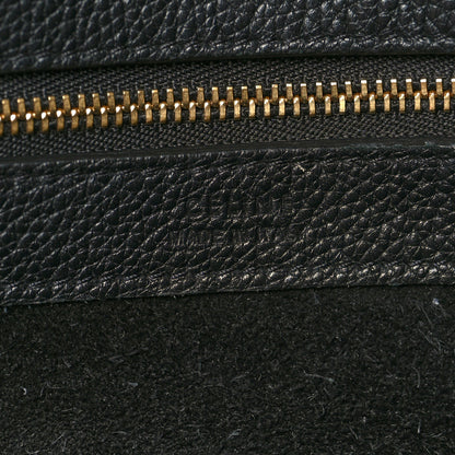 Celine Soft Grained Calfskin Medium Belt Cabas Phantom Black 6 of 13