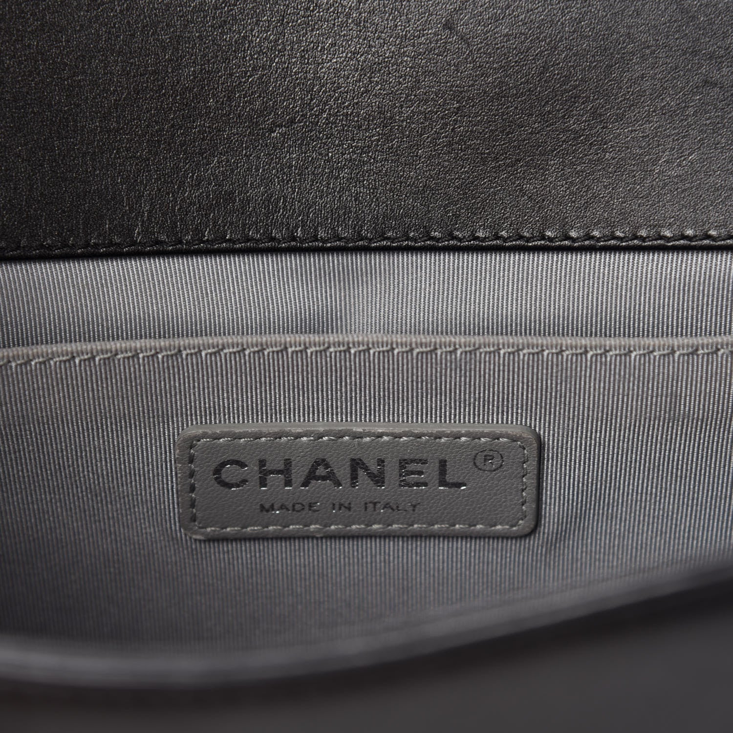 Chanel Calfskin Quilted Medium Boy Flap Black 9 of 11
