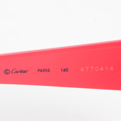 Cartier Sunglasses 140 Red White 4 of 6