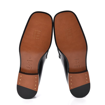 Christian Dior Shiny Calfskin Diordirection Loafers 36 Black 5 of 7