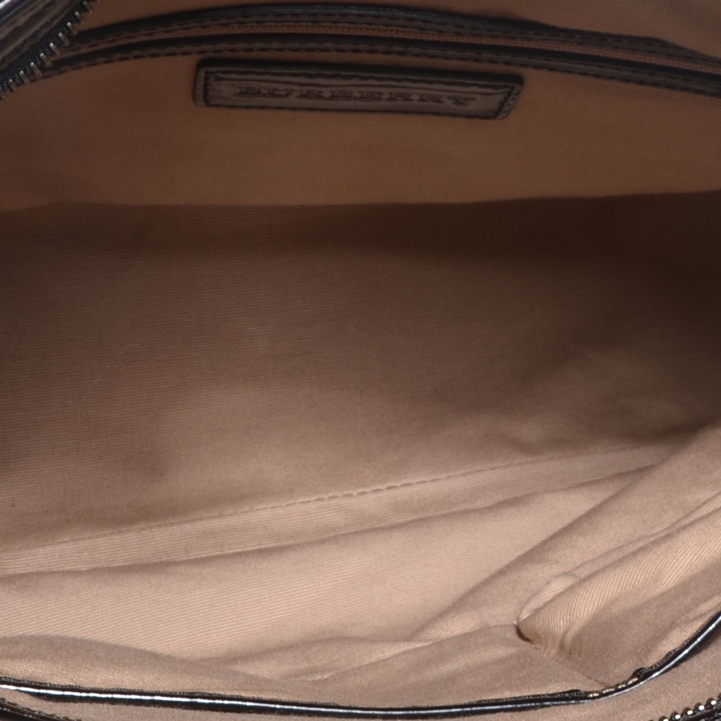 Patent Nova Check Portrait Tote Black