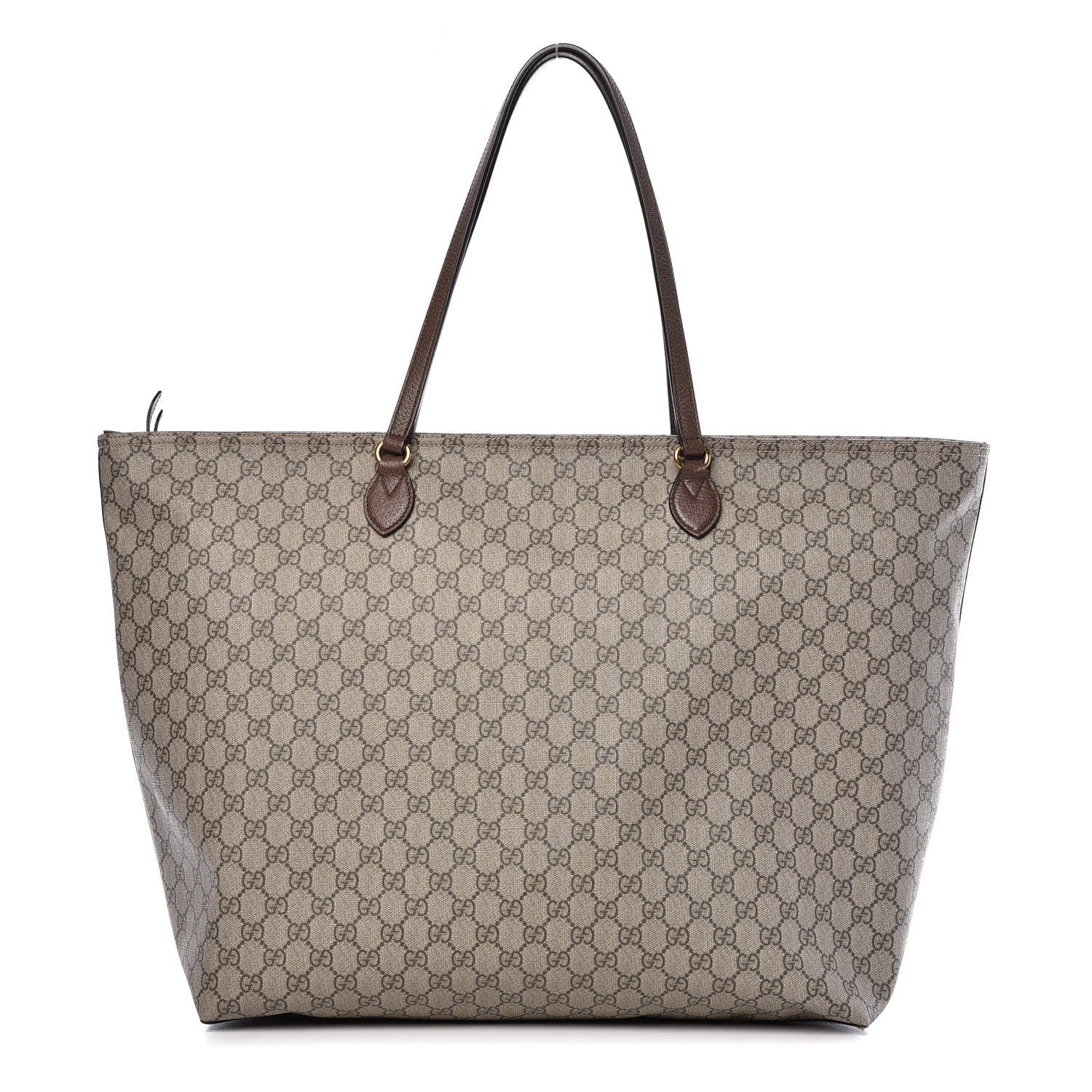 Gucci GG Supreme Monogram Large Ophidia Shopping Tote Brown 1 of 11