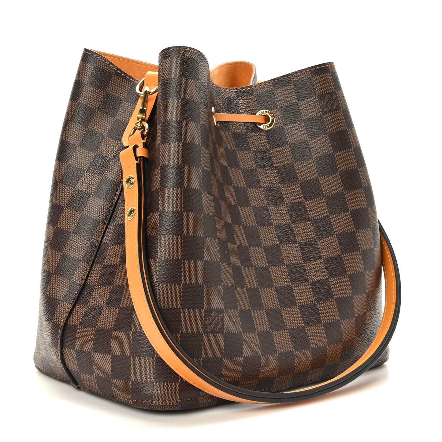 Damier Ebene Neonoe MM Safran