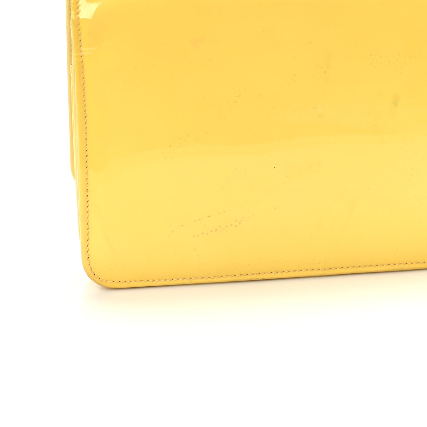 Patent CC Compact Wallet on Chain WOC Yellow