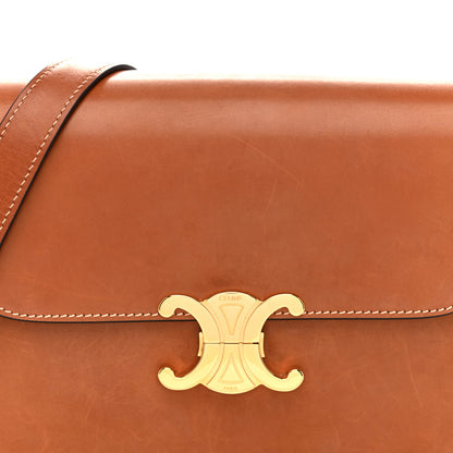 Celine Natural Calfskin Medium Triomphe Tan 10 of 15