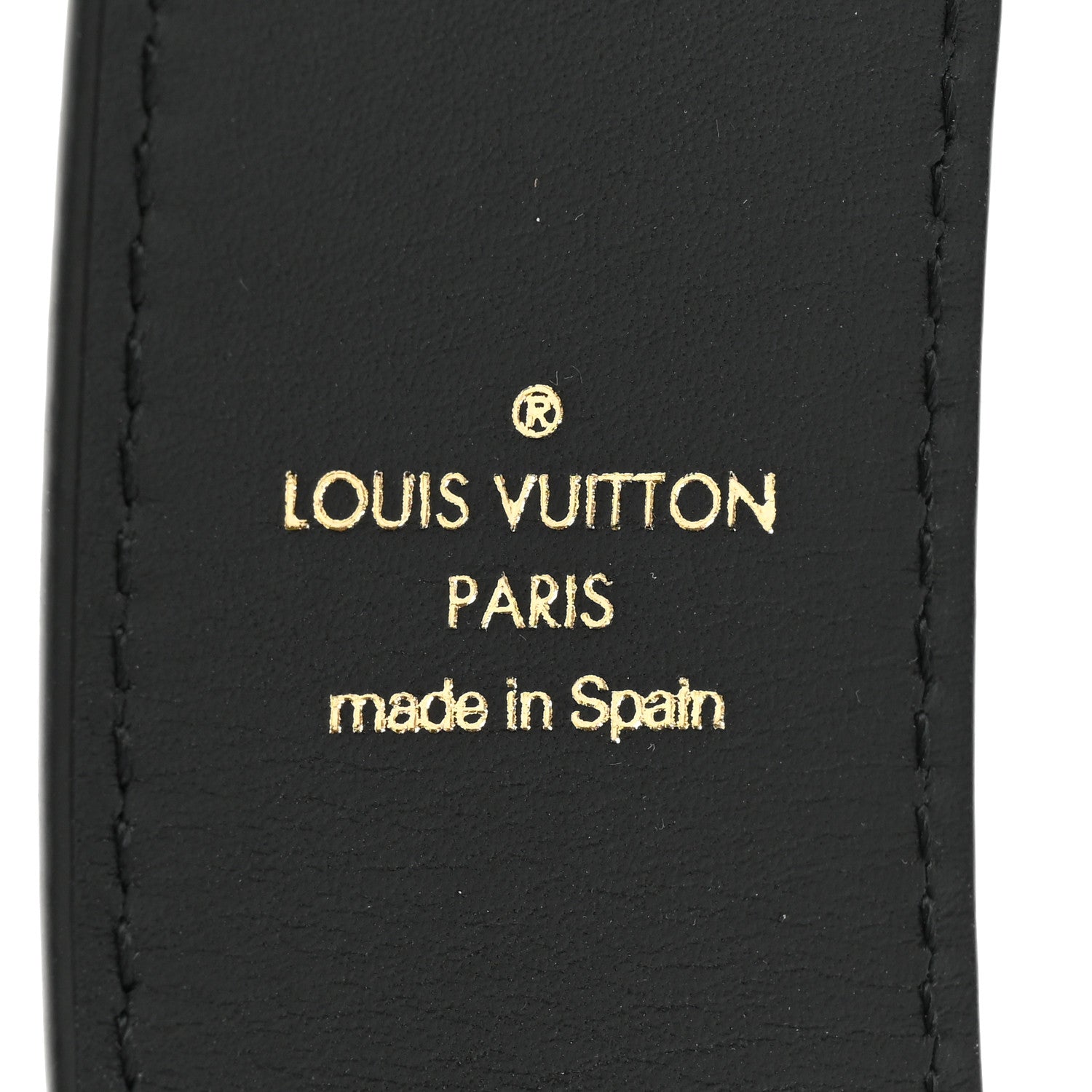 Louis Vuitton Monogram Bandouliere Shoulder Strap Black 4 of 6