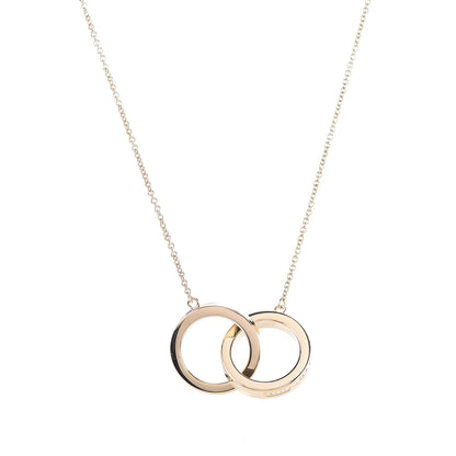 Tiffany 18K Yellow Gold 1837 Interlocking Circles Pendant Necklace 4 of 7