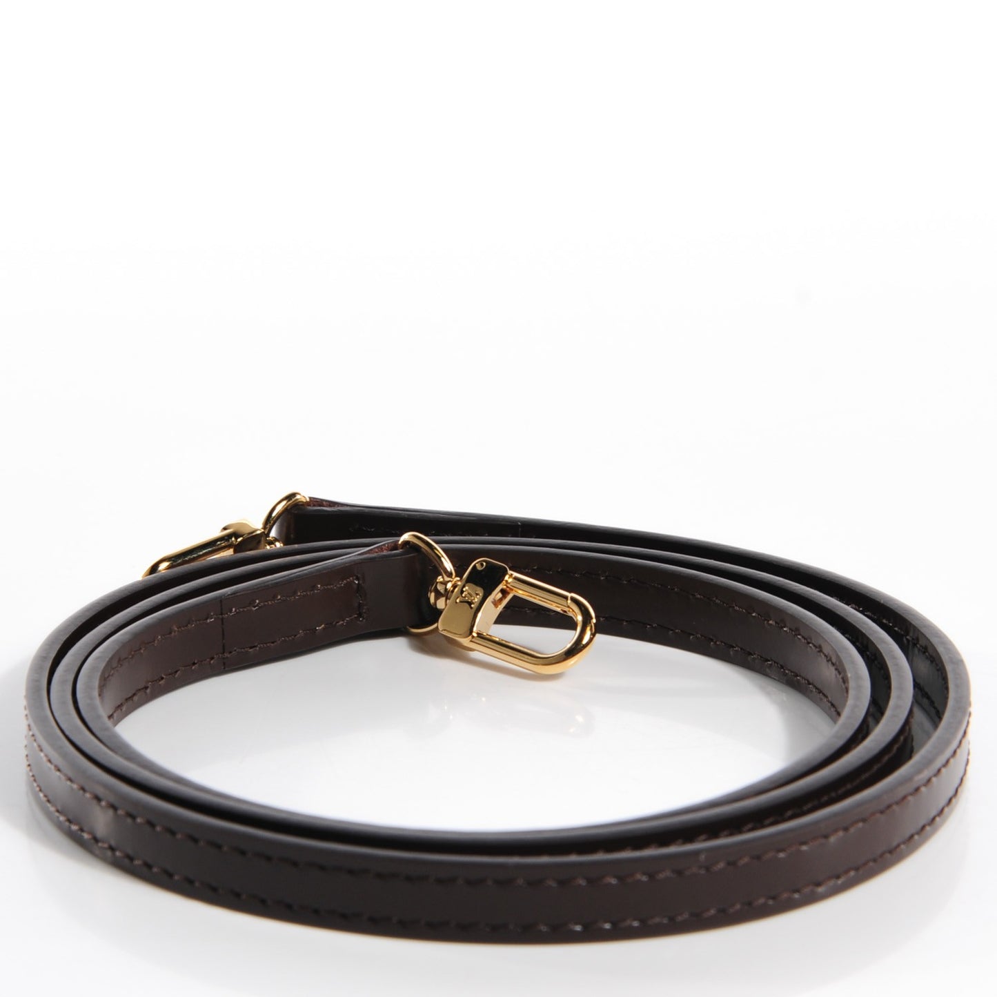 Calfskin Shoulder Strap Brown