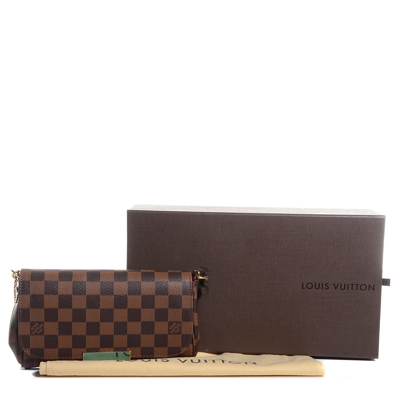 Louis Vuitton Damier Ebene Favorite PM 3 of 9