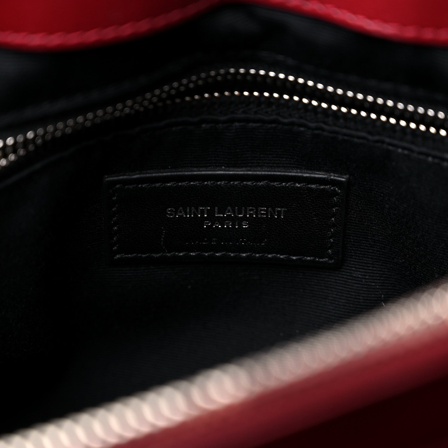 Saint Laurent Calfskin Y Quilted Monogram Medium Loulou Chain Satchel Palissandre 7 of 14