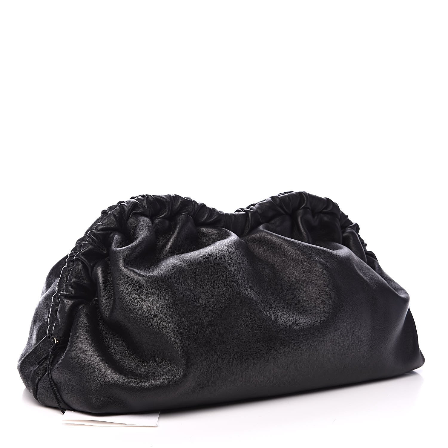 Mansur Gavriel Lambskin Cloud Clutch Black Flamma 3 of 9