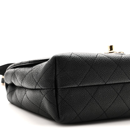 Chanel Caviar Quilted Small City Walk Flap Black 9 of 10