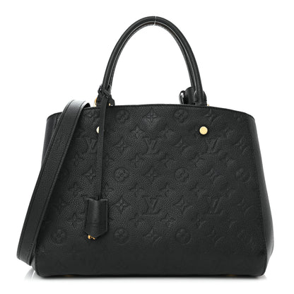 Louis Vuitton Empreinte Montaigne MM Black 1 of 13
