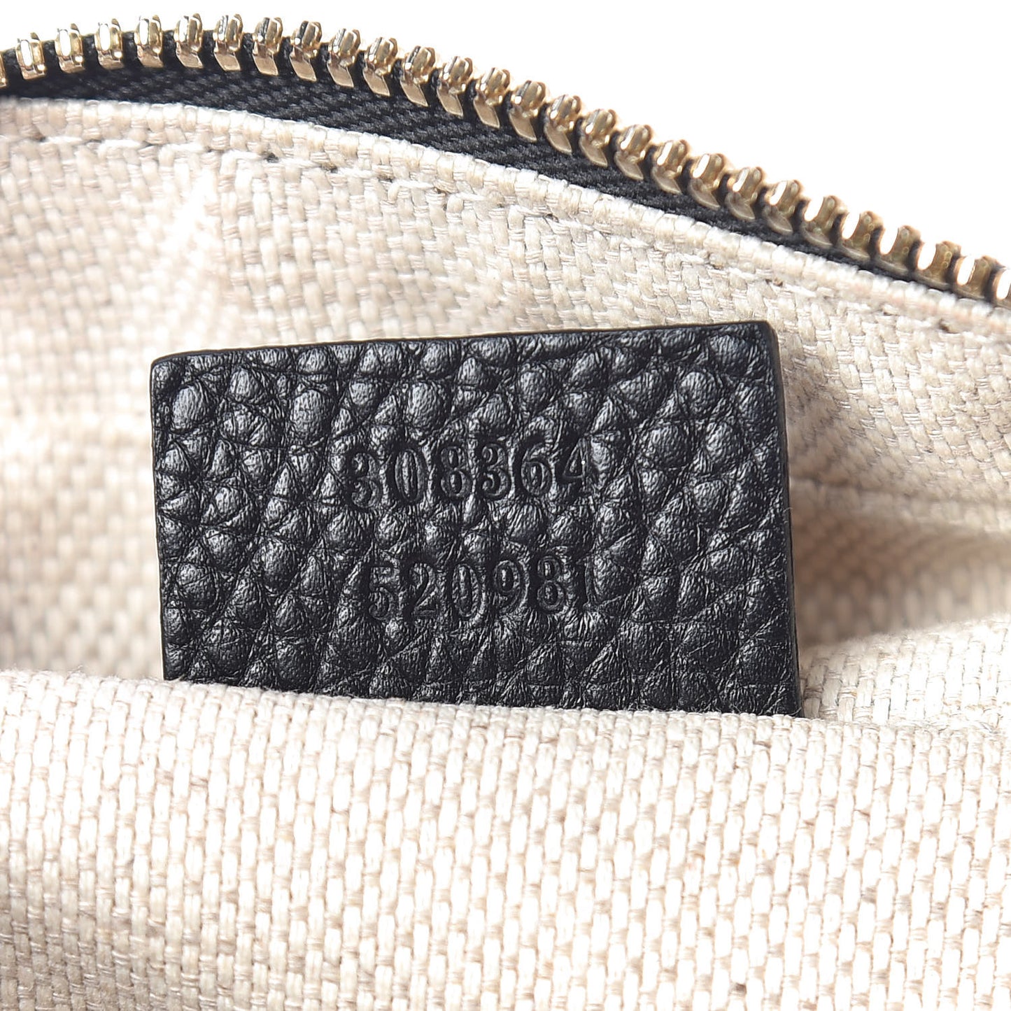 Pebbled Calfskin Small Soho Disco Bag Black