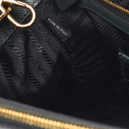 Prada Saffiano Medium Galleria Double Zip Tote Smeraldo 8 of 9