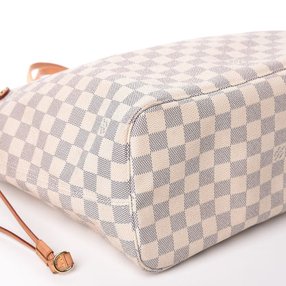 Louis Vuitton Damier Azur Neverfull MM 5 of 9