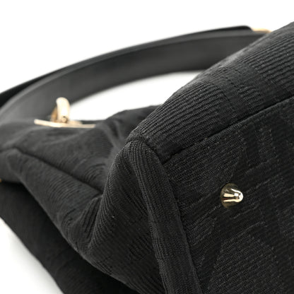 Christian Dior Canvas Cannage East West Tote Black 12 of 16
