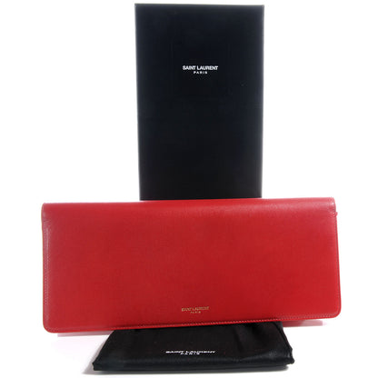 Saint Laurent Leather Classic Paris Document Case Red 5 of 8