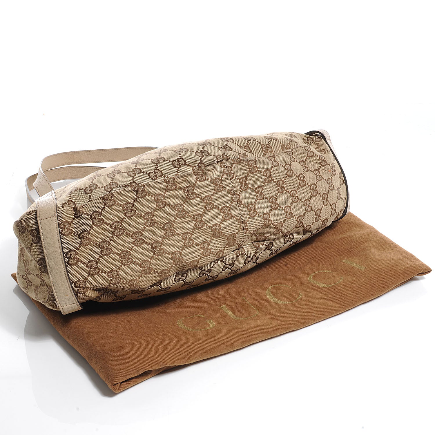 Gucci Monogram Abbey Medium Shoulder Bag Beige 4 of 7