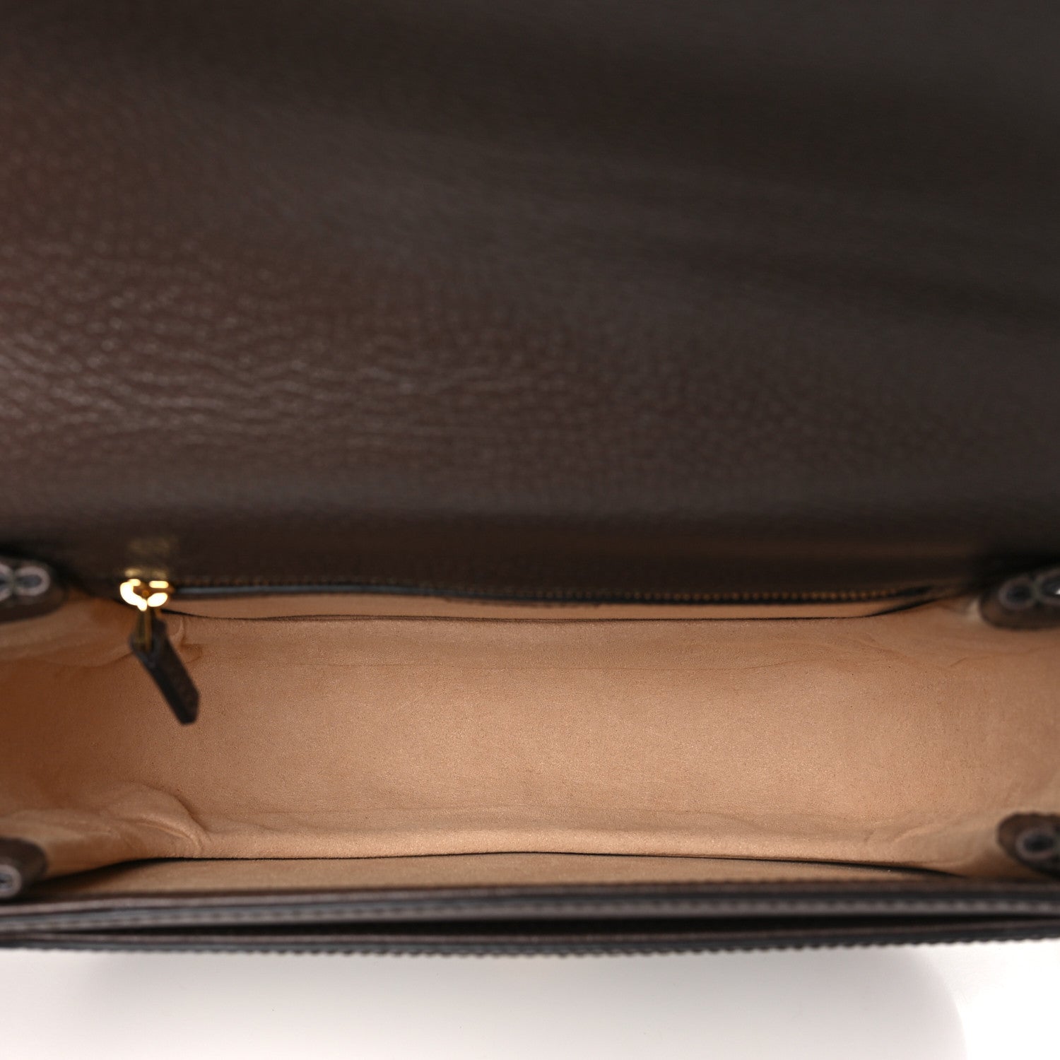 Gucci GG Supreme Monogram Web Small Ophidia Flap Messenger Bag Brown 5 of 10