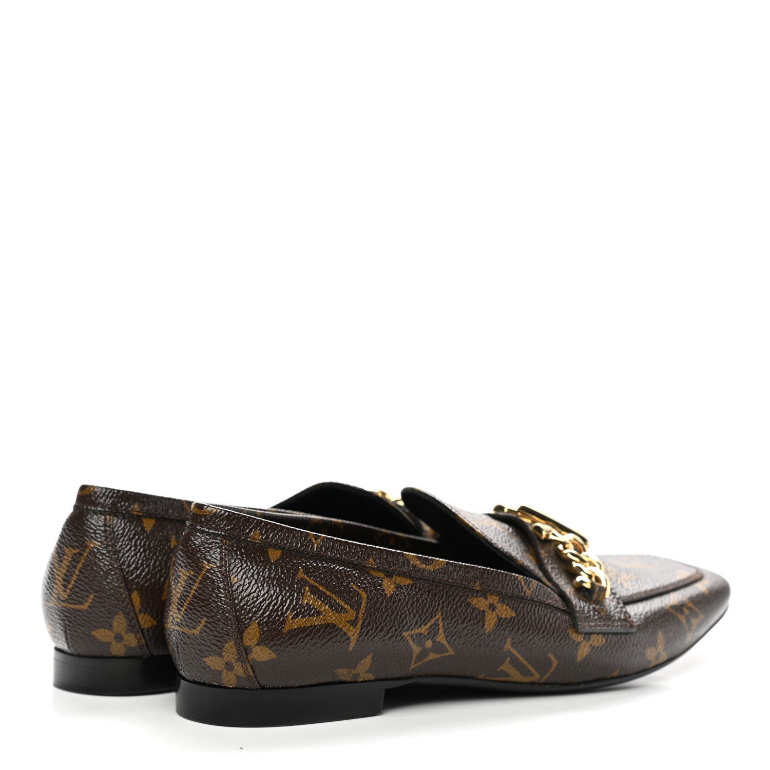 Louis Vuitton Monogram Upper Case Flat Loafer 37.5 4 of 9