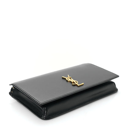 Saint Laurent Smooth Calfskin Monogram Phone Holder Crossbody Black 4 of 9