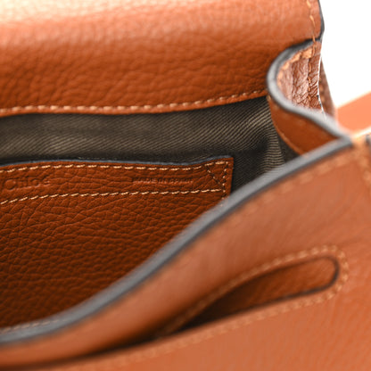 Chloe Calfskin Mini Marcie Round Crossbody Bag Tan 8 of 10