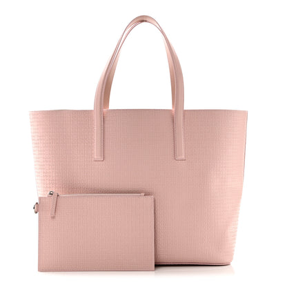 Givenchy Calfskin Logo Embossed Wing Shopper Tote Blush Pink 3 of 10