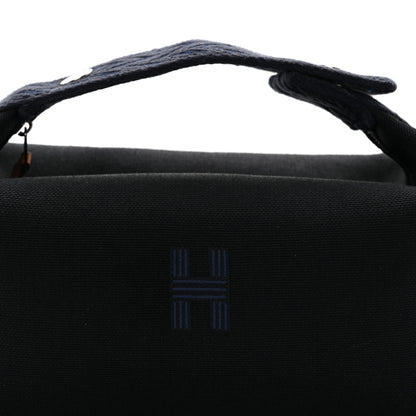 Hermes Canvas Small Bride-A-Brac Pouch Black Bleu Nuit 7 of 9