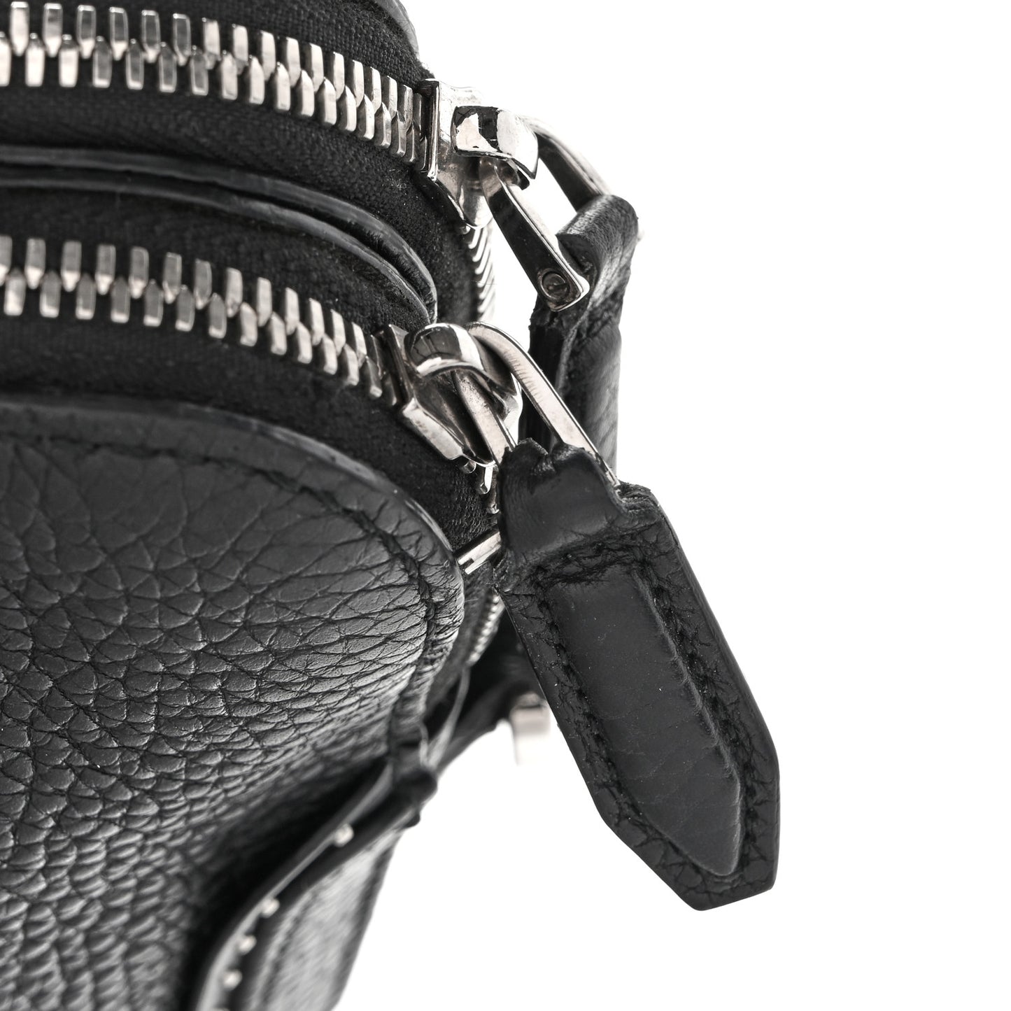 Calfskin Studded Firenze Briefcase Black