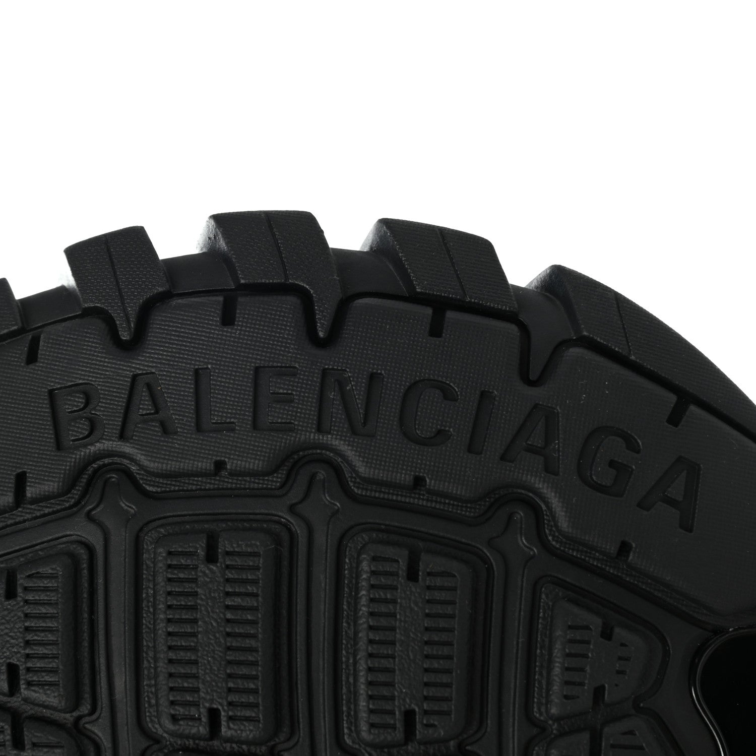 Balenciaga Mesh Nylon Mens Track Hike Sneakers 44 Black 6 of 9