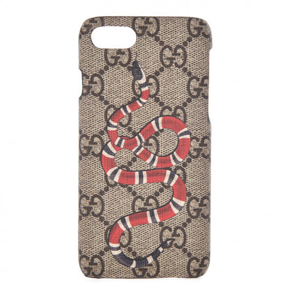 Gucci GG Supreme Monogram Kingsnake iPhone 7 Case 1 of 7