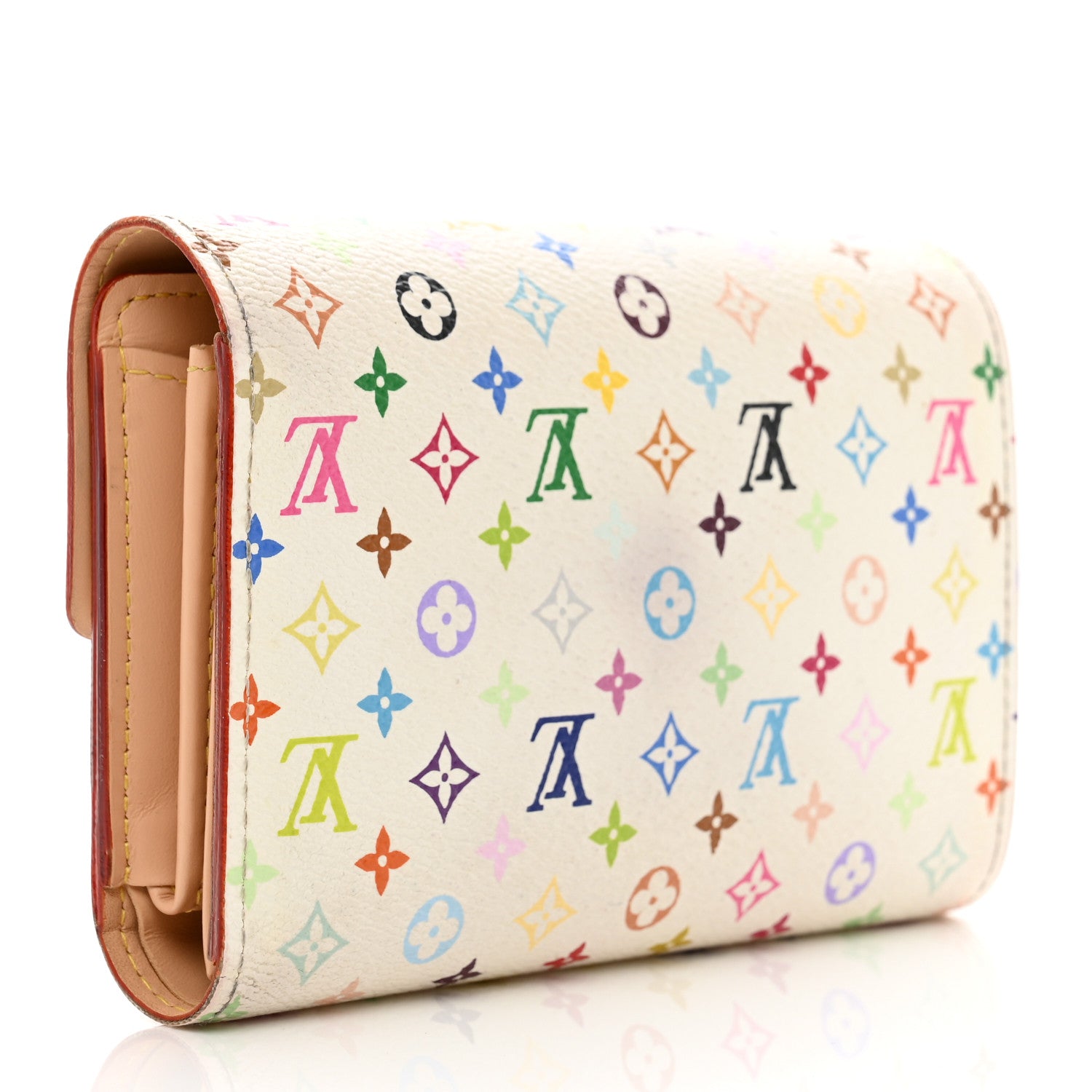 Louis Vuitton Monogram Multicolor Alexandra Wallet White 3 of 10