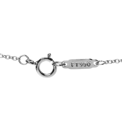 Tiffany Platinum Diamond Mini Heart Pendant Necklace 4 of 7